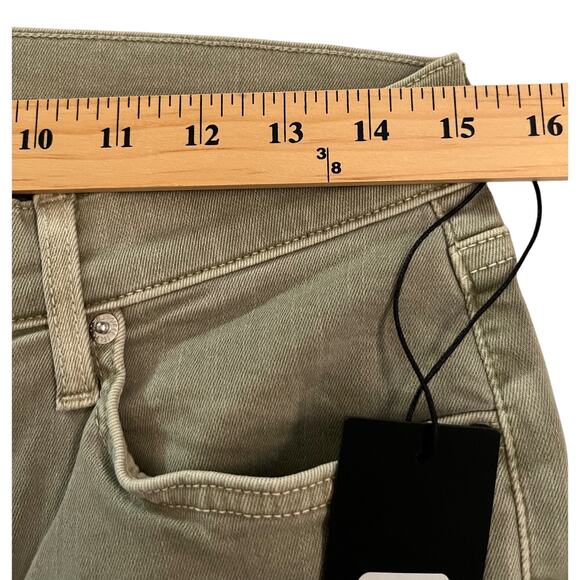 NWT EDWIN BREE High Rise Crop Women's Jeans in Sage Green Sz 31 - Picture 7 of 11